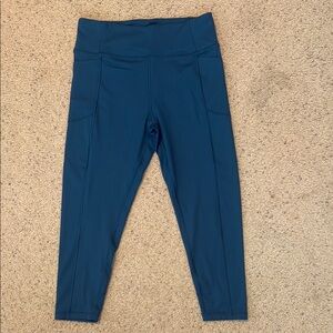 Lululemon Teal High-Waisted Leggings